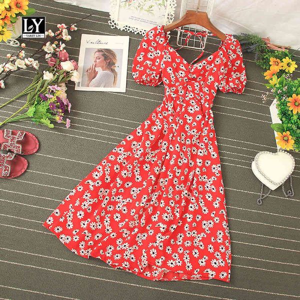 

dresses print dress knee length slim v neck chiffon bohemian dresses short sleeve clubwear floral sundress, Black;gray