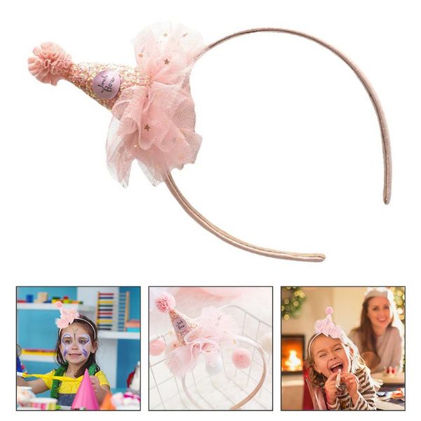 

party hats 1pc birthday theme hair clasp adorable baby band delicate decor