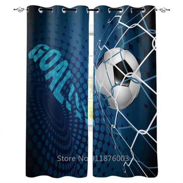 

curtain & drapes soccer curtains balls football design bedroom kitchen living room decoration items window for