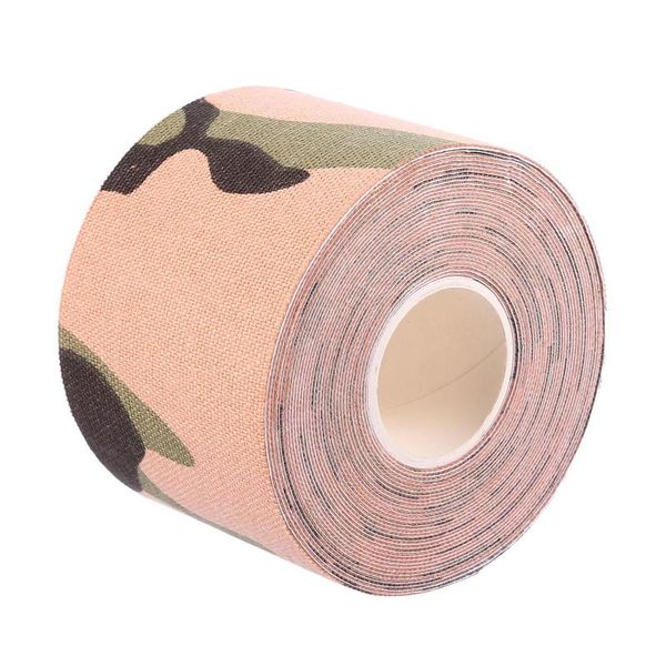 

elbow & knee pads 5m*5cm adhesive cotton blend sport tape roll elastic bandage muscle strain support physio care strap sticker, Black;gray