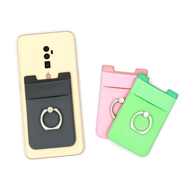 

card holders original leather magnetic car holder for mini phone case back safe wallet pocket slots bag, Brown;gray