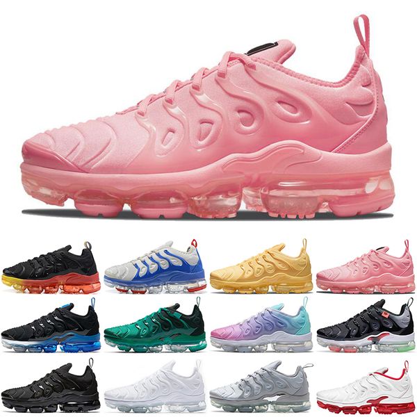 

tn plus men women running shoes bubblegum triple white atlanta pure platinum cherry mens trainers sports sneakers runners top