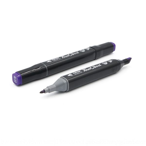 

yqq touch painting pens double head marker set 60 80 touch art design double head 60 80color hand drawing design pen art marker, Black;red