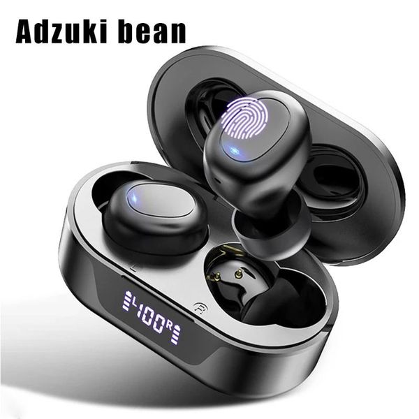 

headphones & earphones 2021 original tws wireless bluetooth headset in-ear stereo sports 5.0 earphone with mic game led display hd tw16