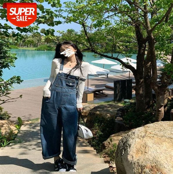 

forget it all / tender and high-gloss korean denim overalls, college style, age-reducing pants, jumpsuits, adjustable #fy7u, Black;gray
