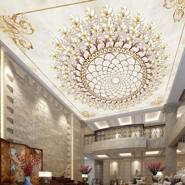 

custom 3d wall murals self adhesive wallpaper living room bedroom non-woven fabric p background ceiling wall papers decor