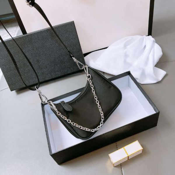

mini digners luxurys bags 2pcs bt quality shoulder fashion good match crossbody bag nylon single gifts with box