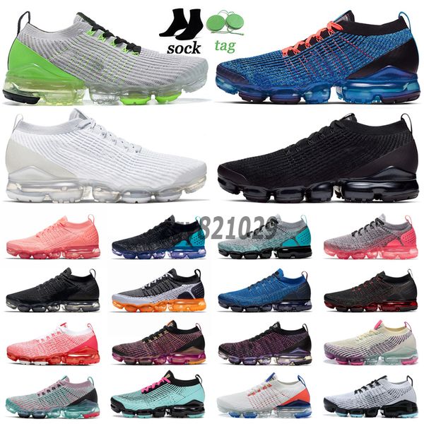 

2022 fly cushion black volt knit 2.0 mens running shoes gym blue punch laser orange men women sports sneakers size 36-45 zg36