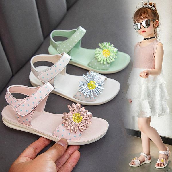 

girls sandals summer bowknot princess anti-slip soft-soled shoe toddler baby, Black;red