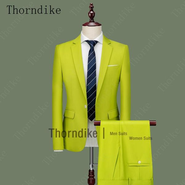

men's suits & blazers thorndike 2021 formal green dark grey red party mens for wedding 2 pieces groom slim fit men prom dinner tuxedo s, White;black