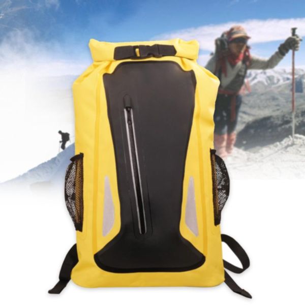 

outdoor bags 25l swimming storage reflective hiking large capacity backpack travel adjustable strap camping cycling waterproof