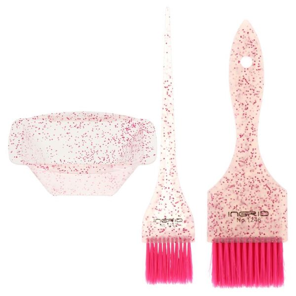 

hair brushes 1 set of professional coloring dye bowl salon color, Silver