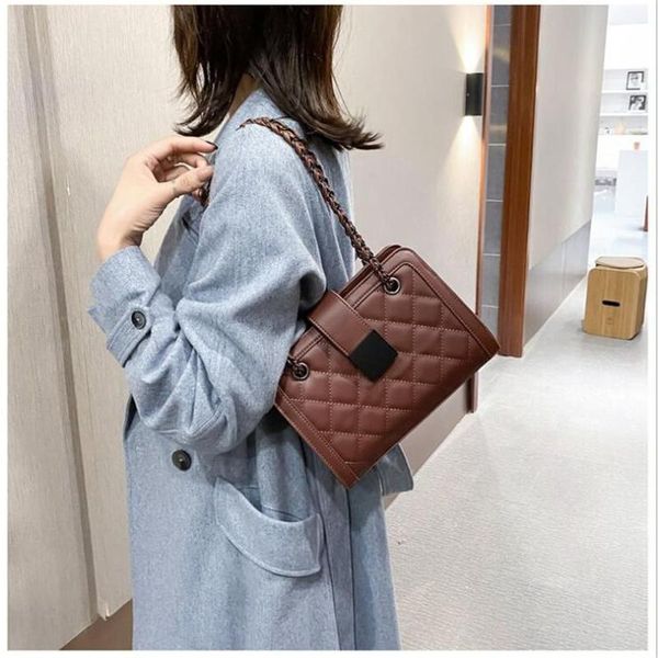 

shoulder bags autumn and winter chain handbags 2021 trendy fashion net red underarm bag wild women's messenger