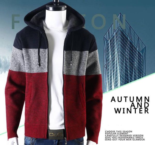 

men's jackets fashion spring autumn coats man european american sweaters casual outwear long-sleeved cardigan, Black;brown