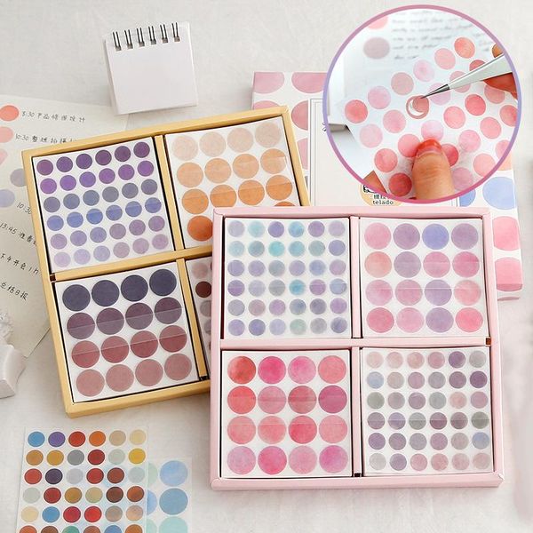 

gift wrap colorful round washi dots stickers roll for diary decoration planner scrapbook po stock arts,crafts & sewing
