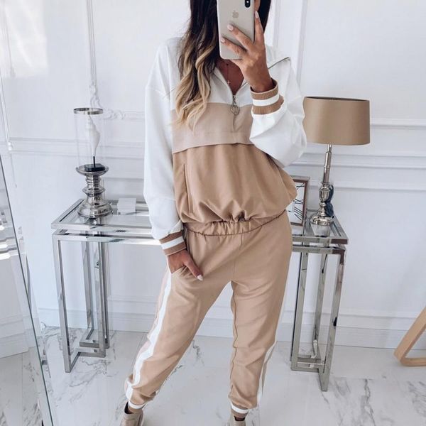 

two piece dress women pink set crop and cargo pants suits streetwear tracksuit summer clothes matching sets, White