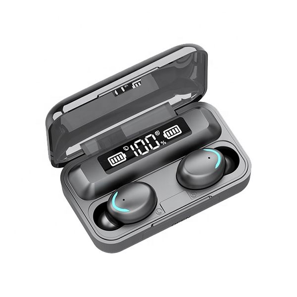 Беспроводные наушники сотовый телефон наушники-наушники светодиодный свет TWS HiFi спортивная гарнитура с микрофоном 2000ahm зарядная коробка Mini TWS 5.0 наушников