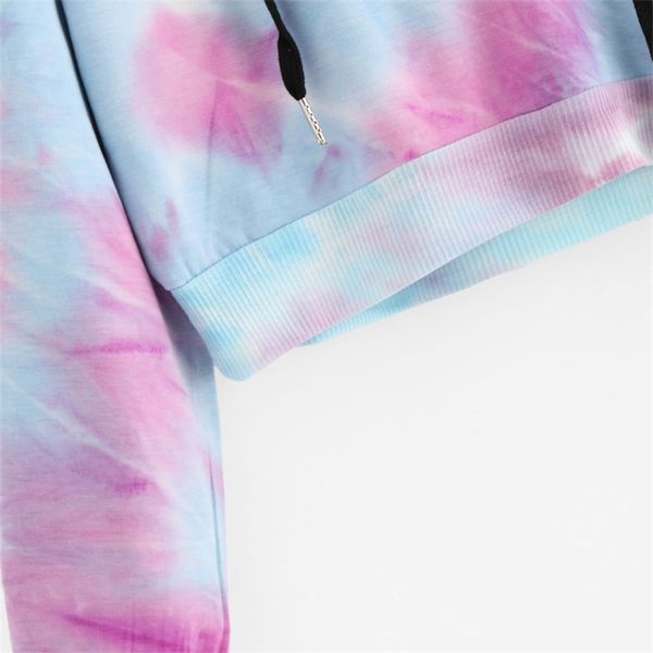 

new short print hooded blouse for autumn 2020, Black;white