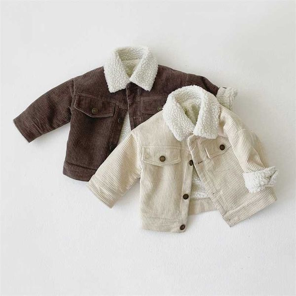 Kinder Jacken Mantel Warme Herbst Winter Mädchen Junge Baby Kleidung Kinder Sport Anzug Outfits Mode Kleinkind Kleidung 211011