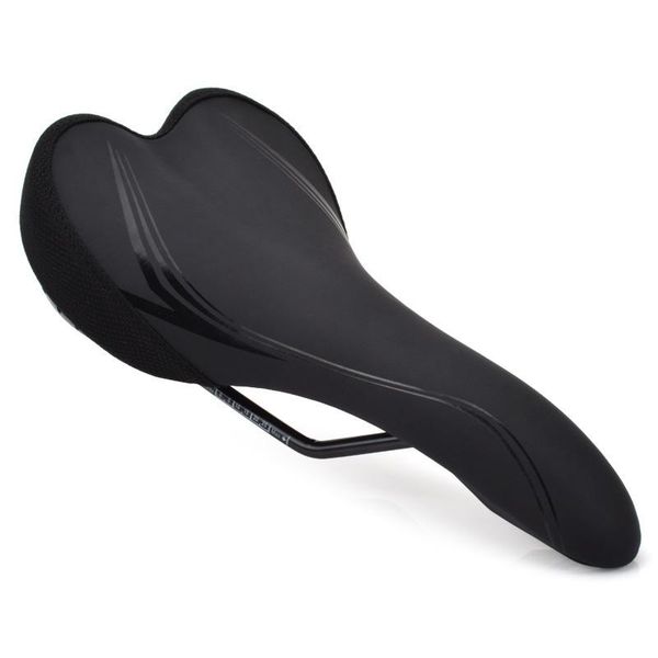 

bike saddles mtb road bik bicycle saddle reflective strip widen comfortable memory sponge cushion pad absorber seat accessories