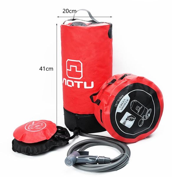 

hydration packs aotu 11l pressure bathing shower bag portable with foot pump for camping hiking backpacking beach