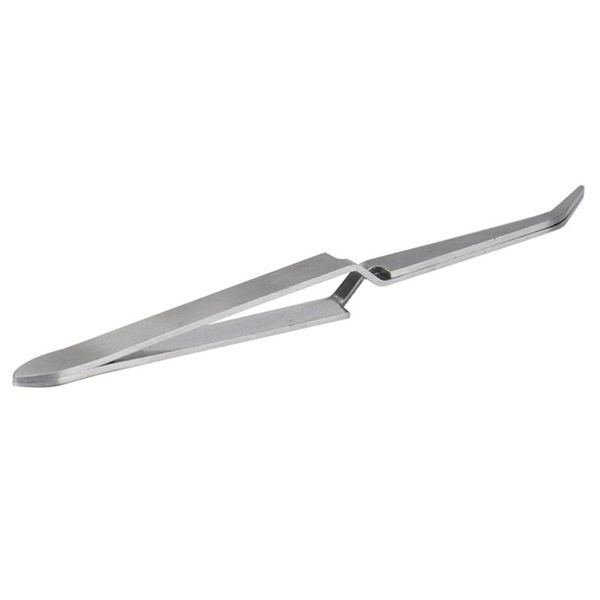 

nail art kits women's fashion professional bent cross lock tweezer self close holding diy jewelry hobby craft tool drop 3m31