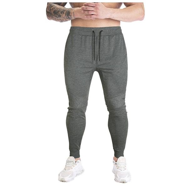 

men's pants mens sweatpants man gyms fitness bodybuilding joggers workout trousers fashion casual cotton pencil streetwear, Black
