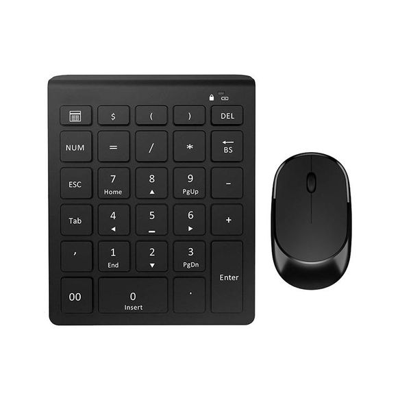 

2.4g wireless mini digital keyboard usb number numeric keypad pad mouse for lappc notebook deskmice