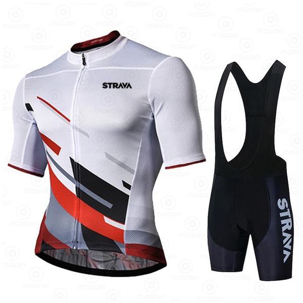 

racing sets strava bike men's cycling jersey 2021 ralvpha summer clothing quick drying set sport mtb bicycle jerseys uniform, Black;blue