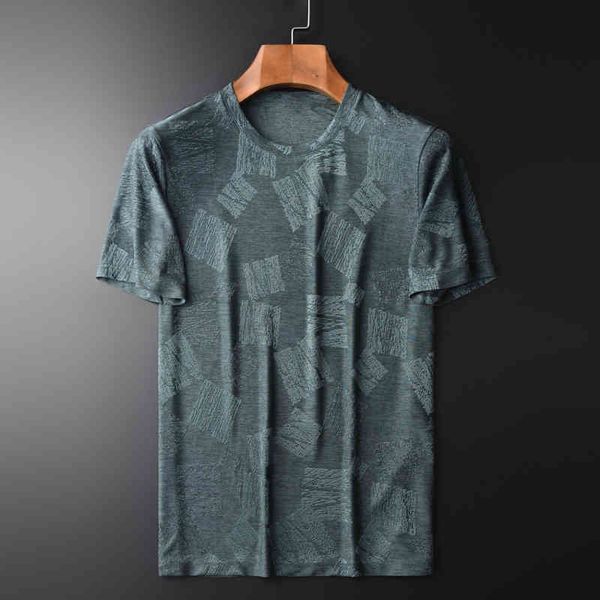 

tee shirt shirt summer green mens luxury solid color geometric thin casual man t-shirts plus size 4xl fashion slim fit men tee, White;black
