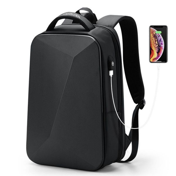 

fashion multifunction hard shell series backpack men anti theft waterproof lapbackpacks business travel knapsack hot