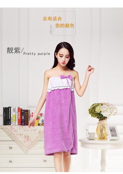 

towel 2021 coral velvet bow bath skirt ladies home furnishing 80*135