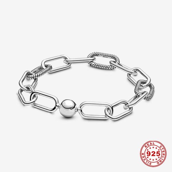 

charm bracelets 2021 fashion sterling silver color me bracelet fit original brand beads diy jewelry for women gift, Golden;silver