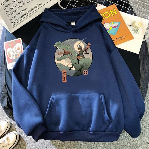 

men's hoodies & sweatshirts japan ukiyoe vintage jurassic samurai male pullover sport casual streetwear hip hop tracksuit for men overs, Black