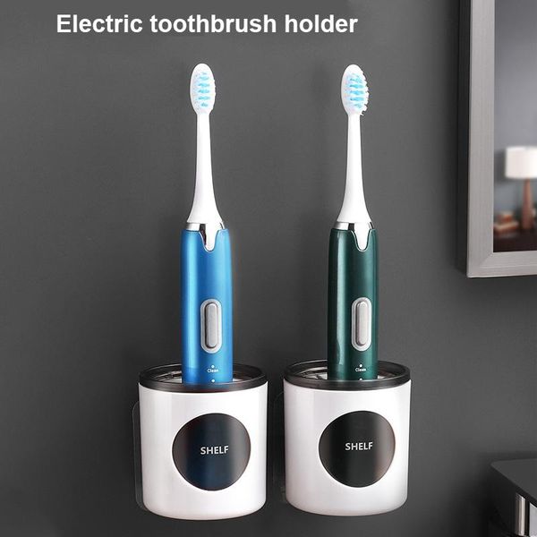 

toothbrush holders electric holder punching traceless stand rack organizer wall-mounted bathroom accessories