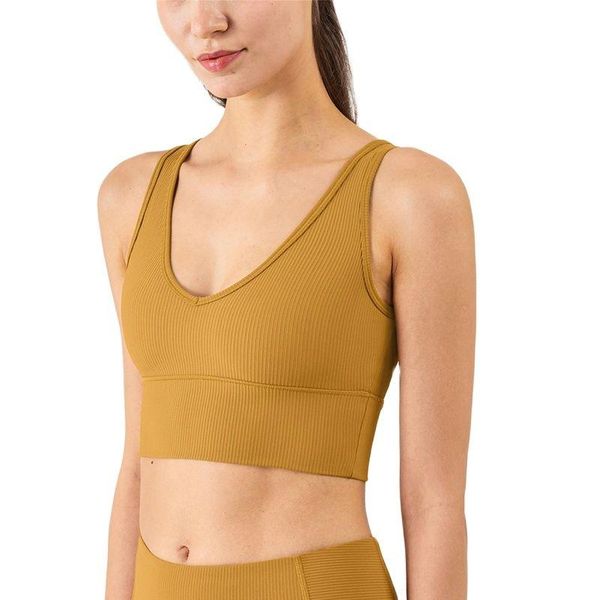 

yoga outfit sports bra vest underwear fitness proof running solid color gym exercise clothing girl