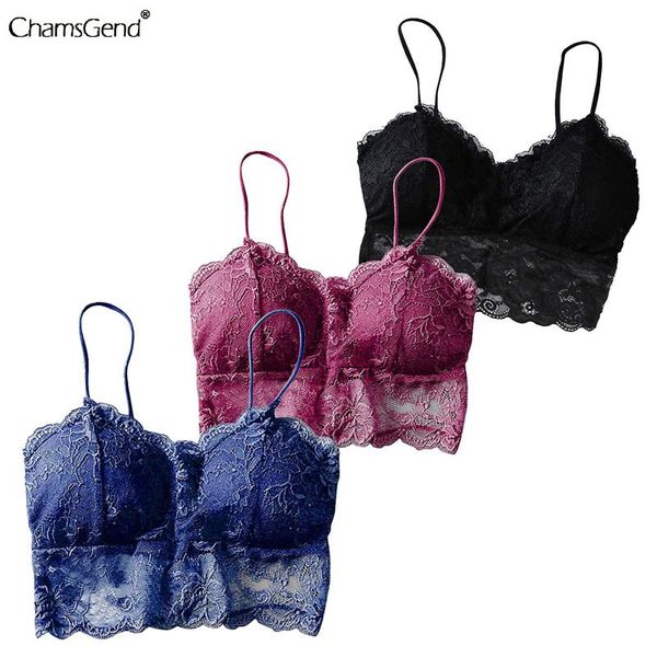 

bras 3pcs women lace bralette crop padded wire tube woman crisscross backless strap busiter underwear intimates, Red;black