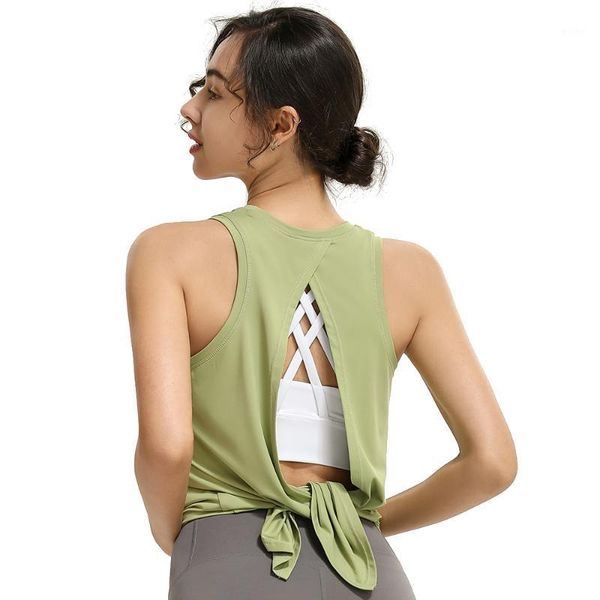 

sleeveless fitness shirts woman sport blouse polyester split back gym clothes dance jogging training workout yoga vest outfit