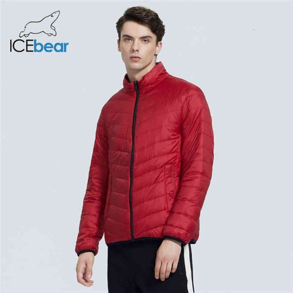 

new 2021 men's lightweight icebear down jacket quality male spring coat warm men clothing mwy19999d, Black