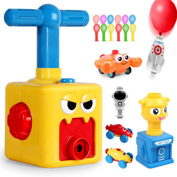 

childrens balloon car fun balloon toy launch tower inertia aerodynamic car educational toy gift for children