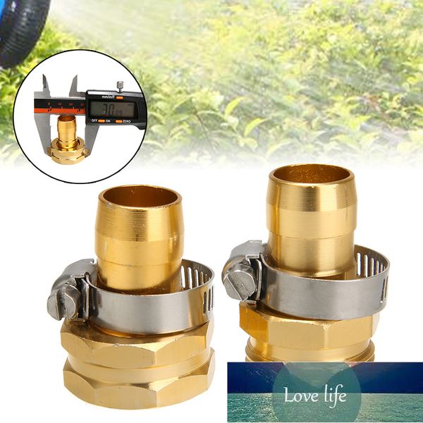 2PCS Connettore per acqua da giardino Kit di riparazione per tubo flessibile in ottone Connettore per tubo flessibile 3/4 Connettore maschio femmina Set Sistema di irrigazione per irrigazione Prezzo di fabbrica Design esperto Qualità