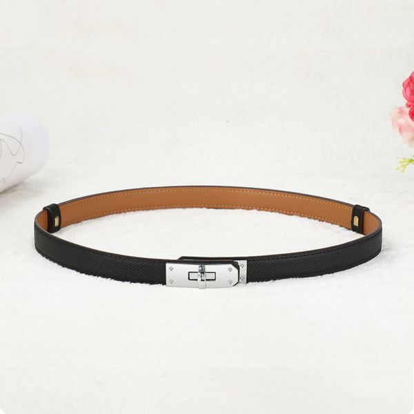 

belt designer women real leather 18cm width belts golden silver lock buckle dress jeans sweater waistband belt a0, Black;brown