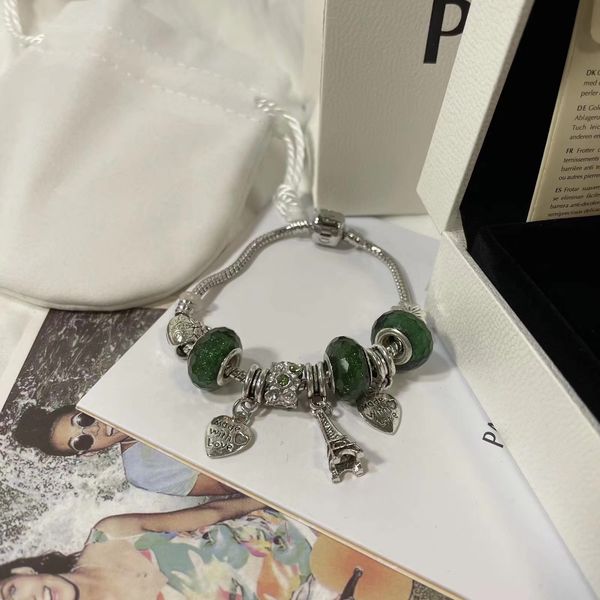 

2021 women love bracelet braccialetto di lusso jewelry bracelets strands beaded snake chai brand charm alloy diamond original box, Black