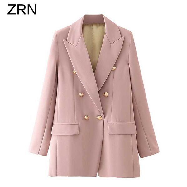 

fashion autumn women solid blazers and jackets work office lady suit pockets double breasted business female blazer coat women's suits, White;black