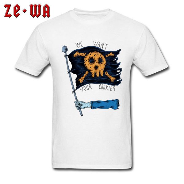 

ccccsportpirate cookies flag white tshirt for men 100% cotton slim fit casual rude t shirts supplier offensive tee shirt cool fashion, Black;yellow