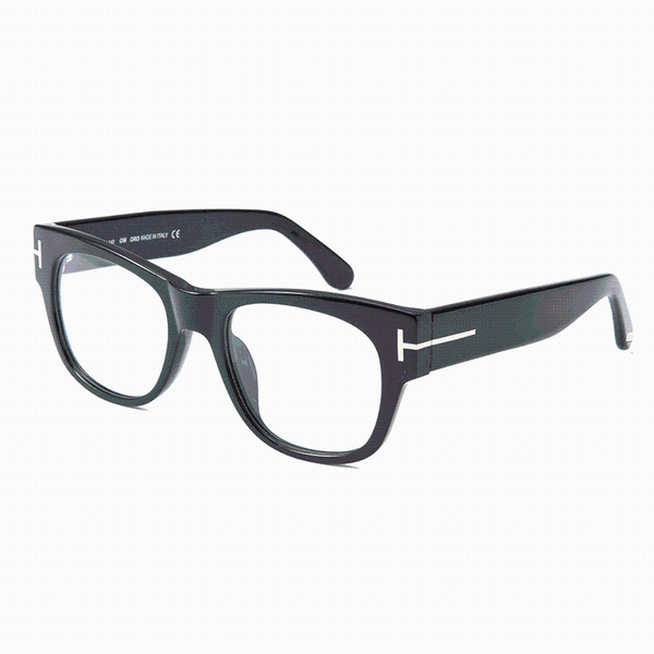 

fashion sunglasses frames tom tf5040 retro plate myopic men's and women's korean thick leg large frame glasses, Black