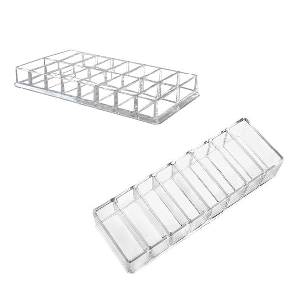 

eyeshadow organizer box, acrylic cosmetic makeup beauty care holder for compact eyeshadow, 16 spaces storage case boxes & bins