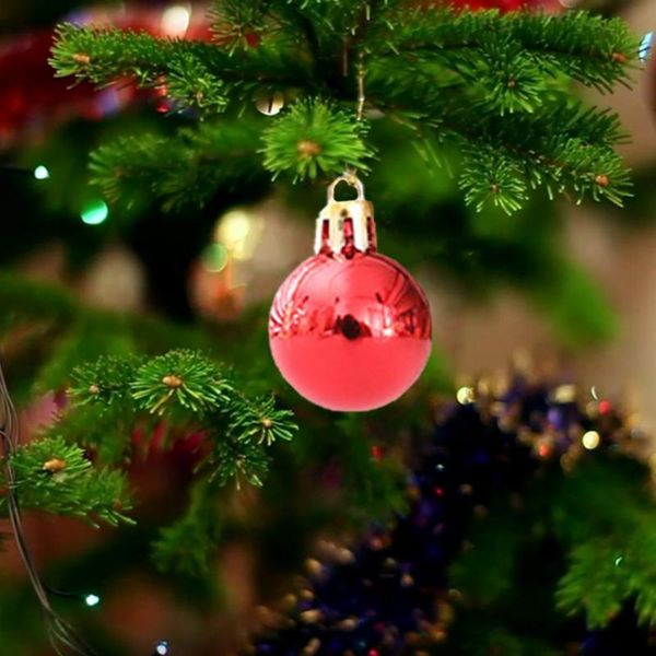 

party decoration 24pcs/box christmas decor balls modern tree creative ball glitter exquisite