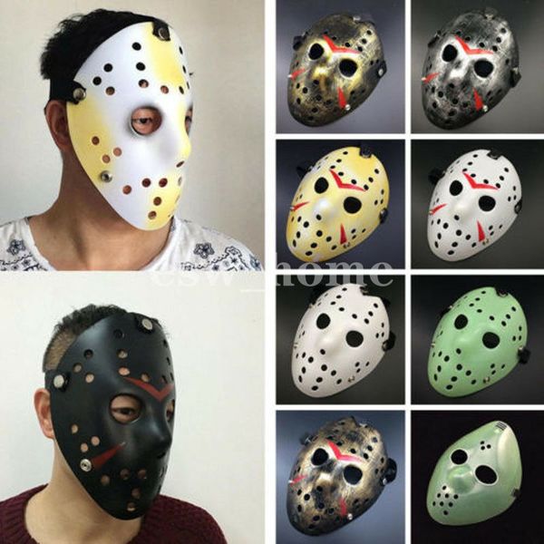 Cadılar bayramı Jason Maskesi Cosplay Hallowmas Killer Korku Korkunç Parti Dekor Maskeleri Tatil Masquerade Masque