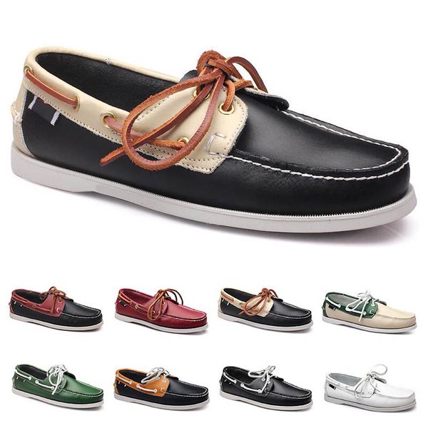 

men casual shoes triple black lightweight breathable deep brown blue burgundy camel khaki dark green jogging walking leather mens sneakers o